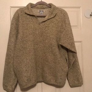 Grey Cherokee medium pull over quarter zip